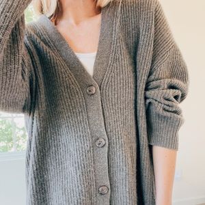 NWT Jenni Kayne Cocoon Cashmere Cardigan (Russet)